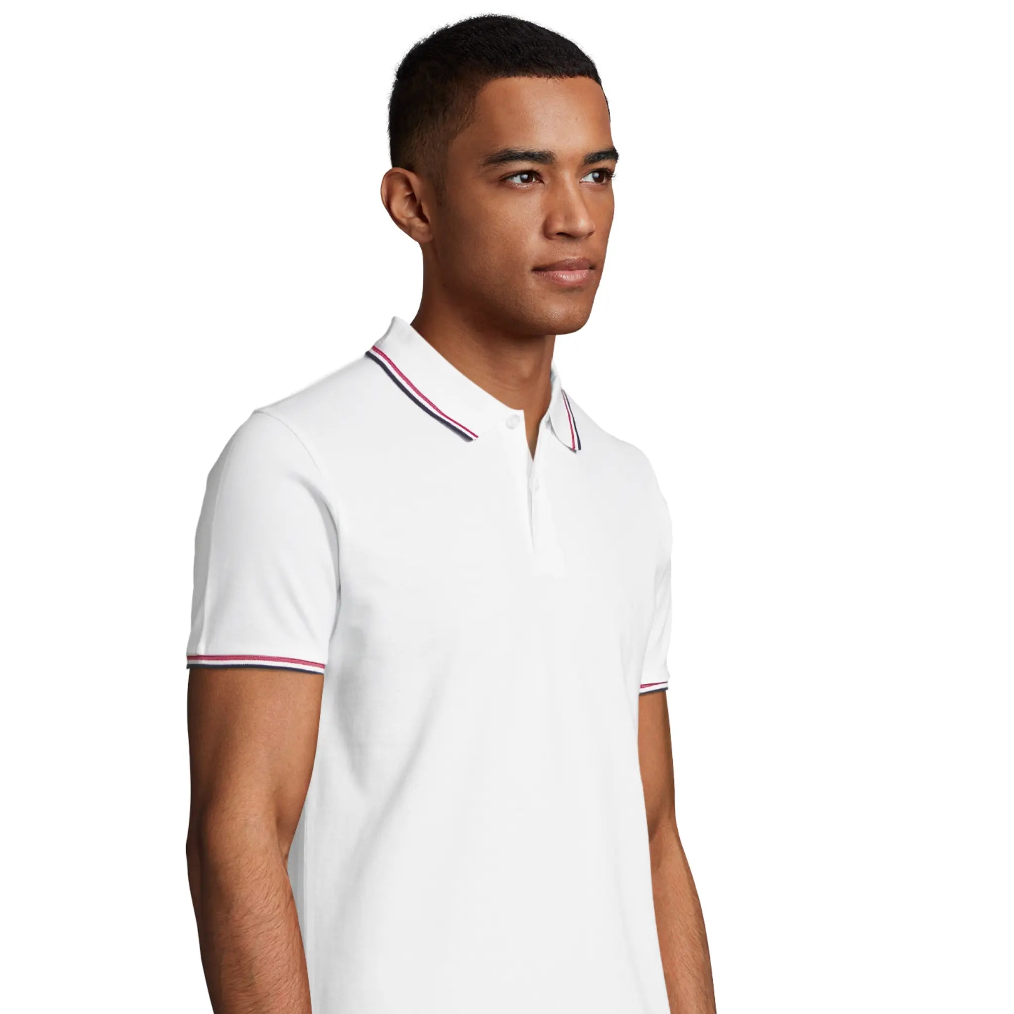 Polo Desportivo para Homem Pro 200 Branco Polo Desportivo para Homem Pro 200 Branco